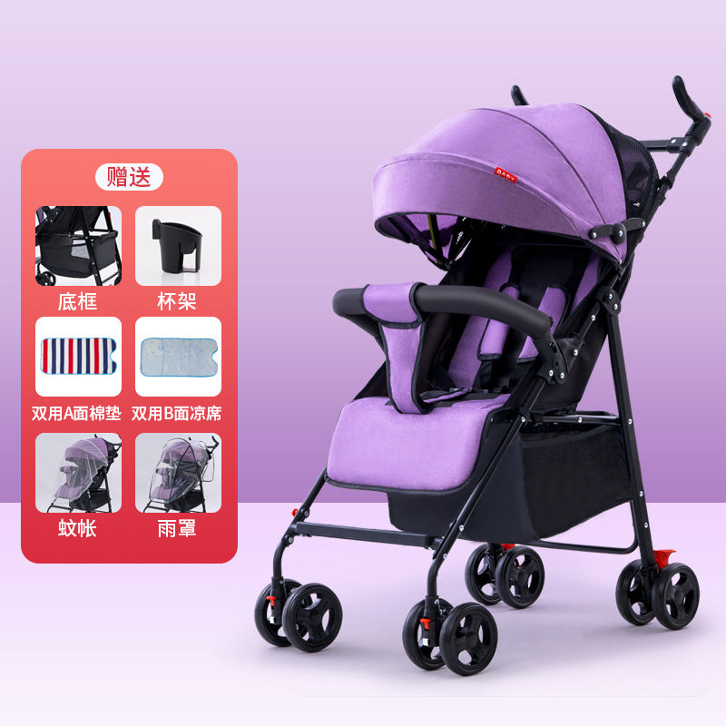 Ultra Light and Portable Baby Stroller Designed to Sit and Lie Simple Yet Functional