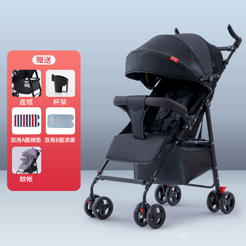 Ultra Light and Portable Baby Stroller Designed to Sit and Lie Simple Yet Functional