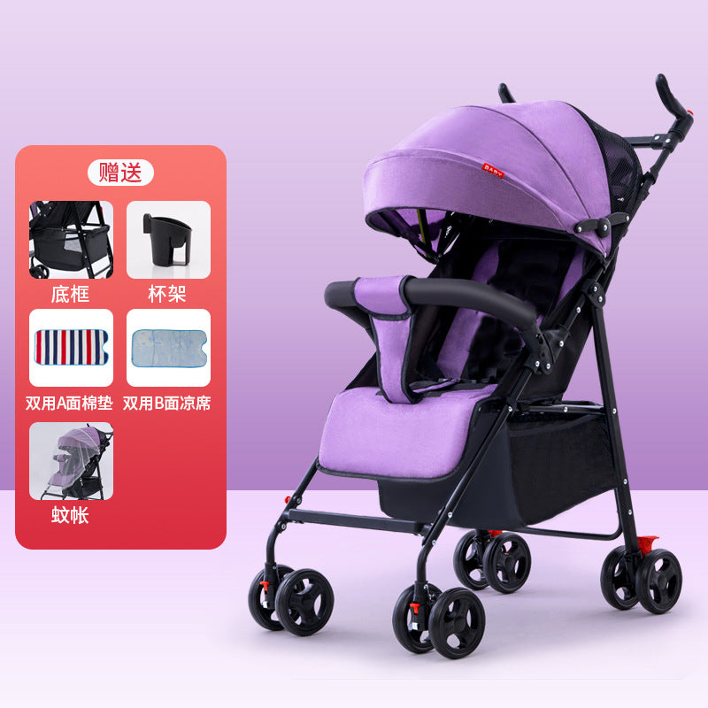 Ultra Light and Portable Baby Stroller Designed to Sit and Lie Simple Yet Functional