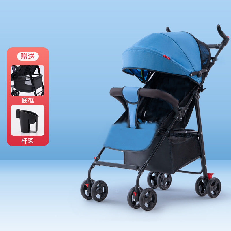 Ultra Light and Portable Baby Stroller Designed to Sit and Lie Simple Yet Functional