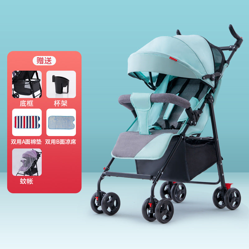 Ultra Light and Portable Baby Stroller Designed to Sit and Lie Simple Yet Functional