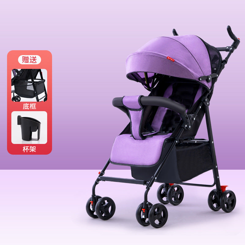 Ultra Light and Portable Baby Stroller Designed to Sit and Lie Simple Yet Functional