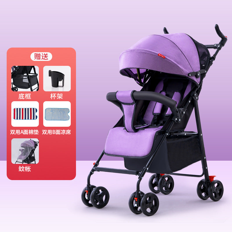 Ultra Light and Portable Baby Stroller Designed to Sit and Lie Simple Yet Functional