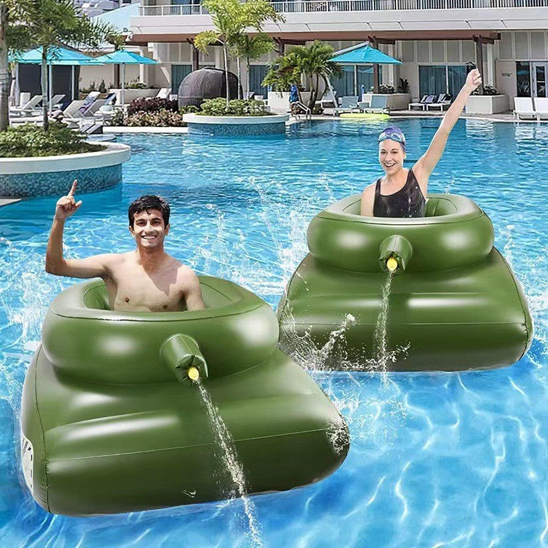 Whimsical Charm Cartoon Fashion Personality PVC Air Mattress for a Playful and Stylish Pool Experience