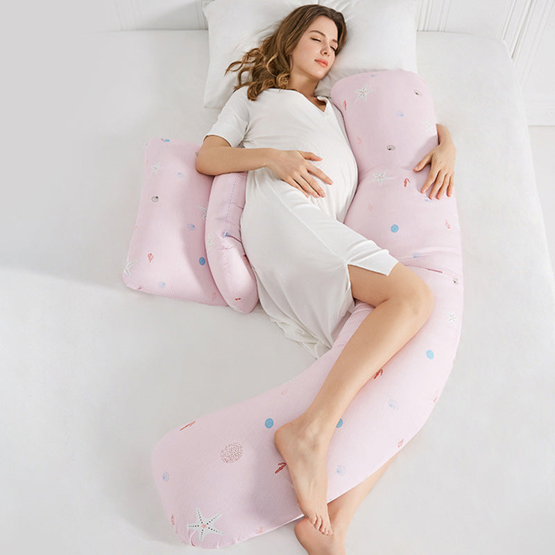 Multifunctional maternity pillow u-shaped waist support side sleeping pillow 3 Piece