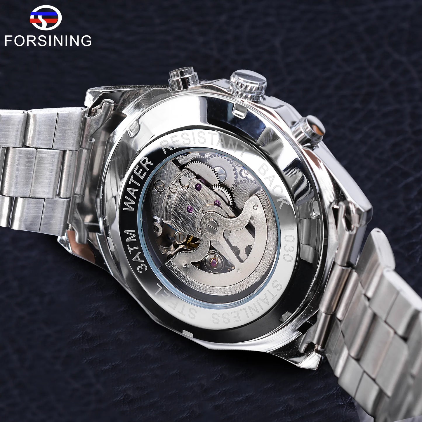 Stainless Steel Waterproof Skeleton Watch for Men – A Top Luxury Brand in Mechanical Sport Watches