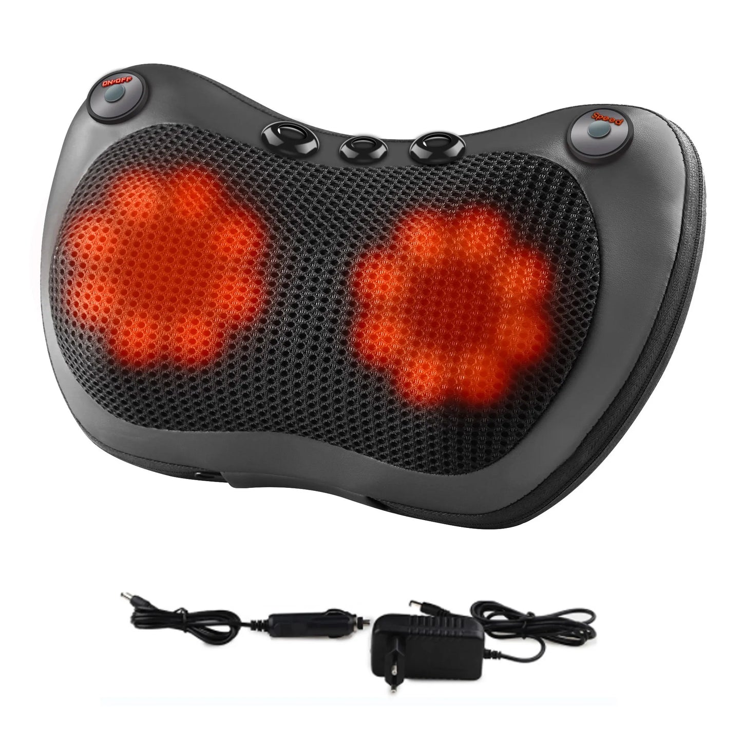 Relax Massage Pillow Electric Magnet Head Shoulder Back Heating Kneading Infrared therapy pillow shiatsu Neck Massager