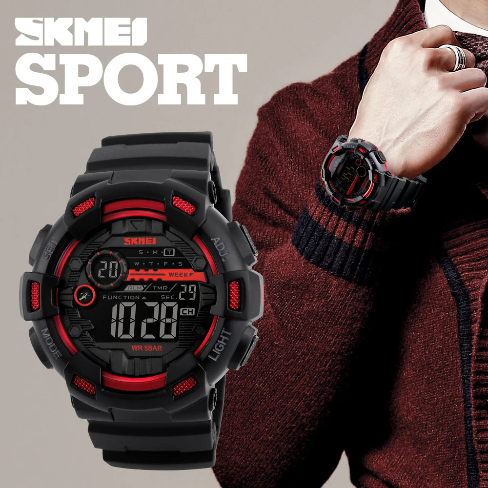 SKMEI 1243 Conquer Every Moment with Precision – The Ultimate Outdoor Sport Watch for Men