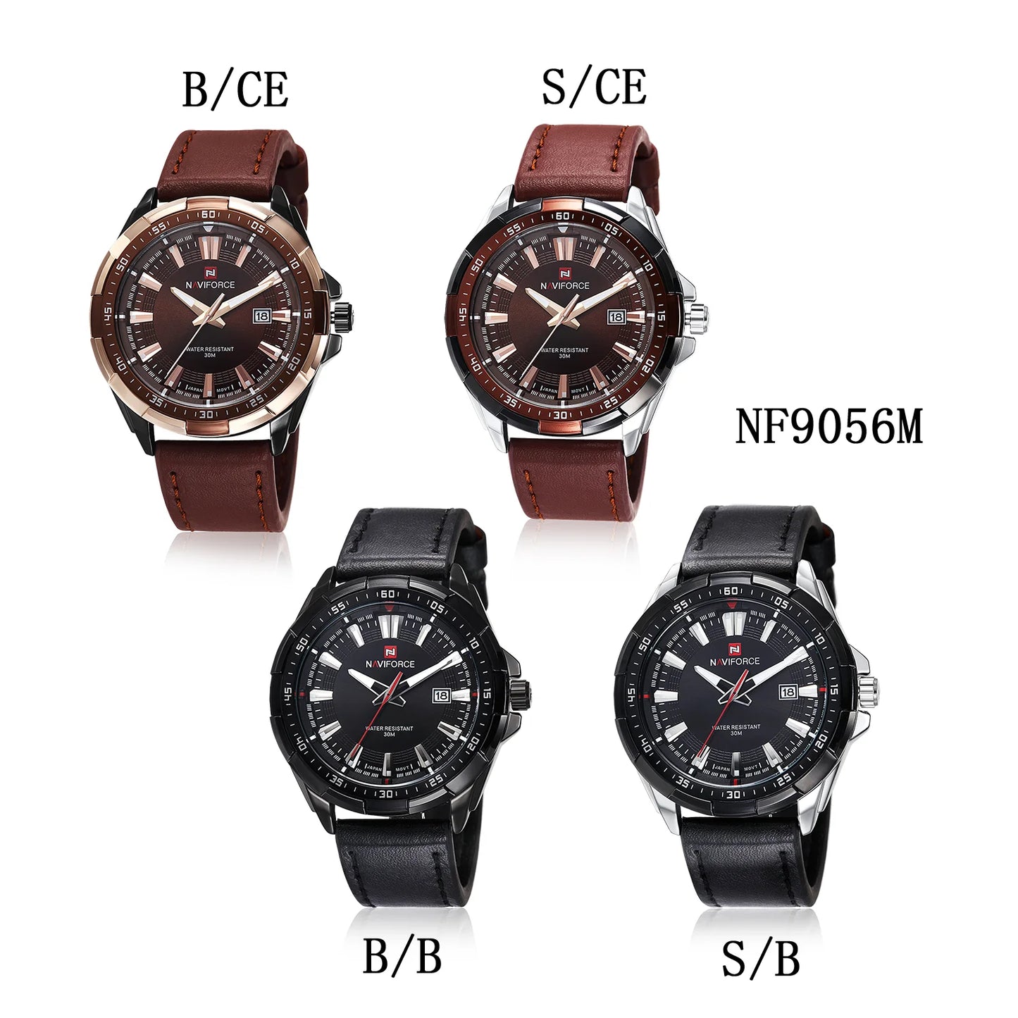 Top Luxury Brand Sport Watch for Men – Waterproof Quartz Precision, Military-inspired, with Leather Wrist Appeal