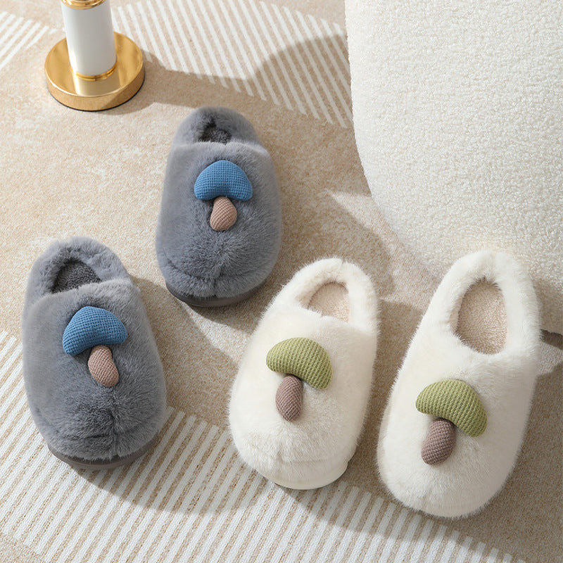 Cozy Thick-Soled Plush Women's Slipper for Autumn/Winter