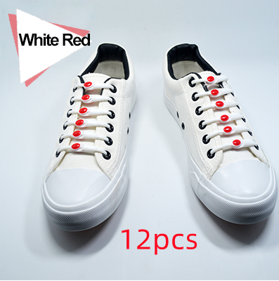 Easy Fit Silicone Horn Shaped Shoelaces Elastic and Available in Multiple Sizes