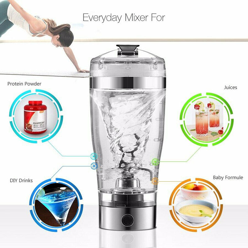 Electric Protein Shake Blender Kettle for Sports and Fitness