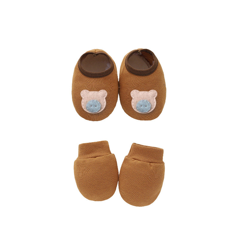 Soft and Snug Essentials Adorable Cotton Gloves and Foot Covers for Your Precious Baby Utmost Comfort and Warmth