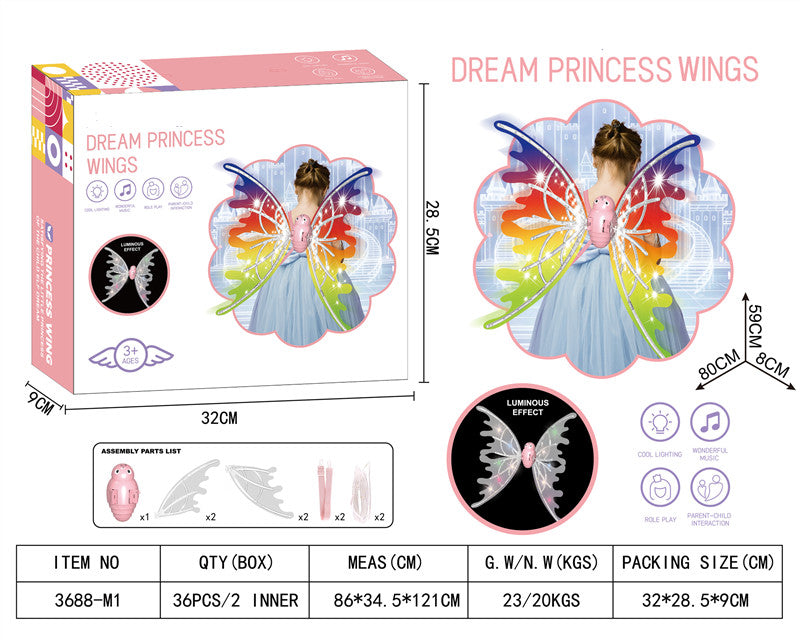 Enchanting Elegance Baby Girl Fairy Wings Ideal for Birthdays Weddings Christmas and Halloween Celebrations