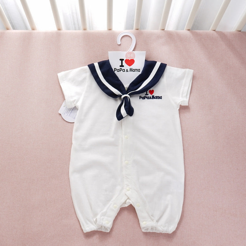 Nautical Charm Navy Style Newborn Baby Clothes and Onesies Perfect for Little Sailors