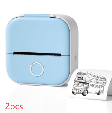 Portable Mini Thermal Printer Portable Mini Thermal Label Printer Home Photo Printer Student Wrong Question