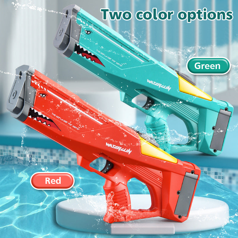 Shark Blast Automatic Electric Water Gun Toy for Summer Beach Battles Perfect for Pool Parties