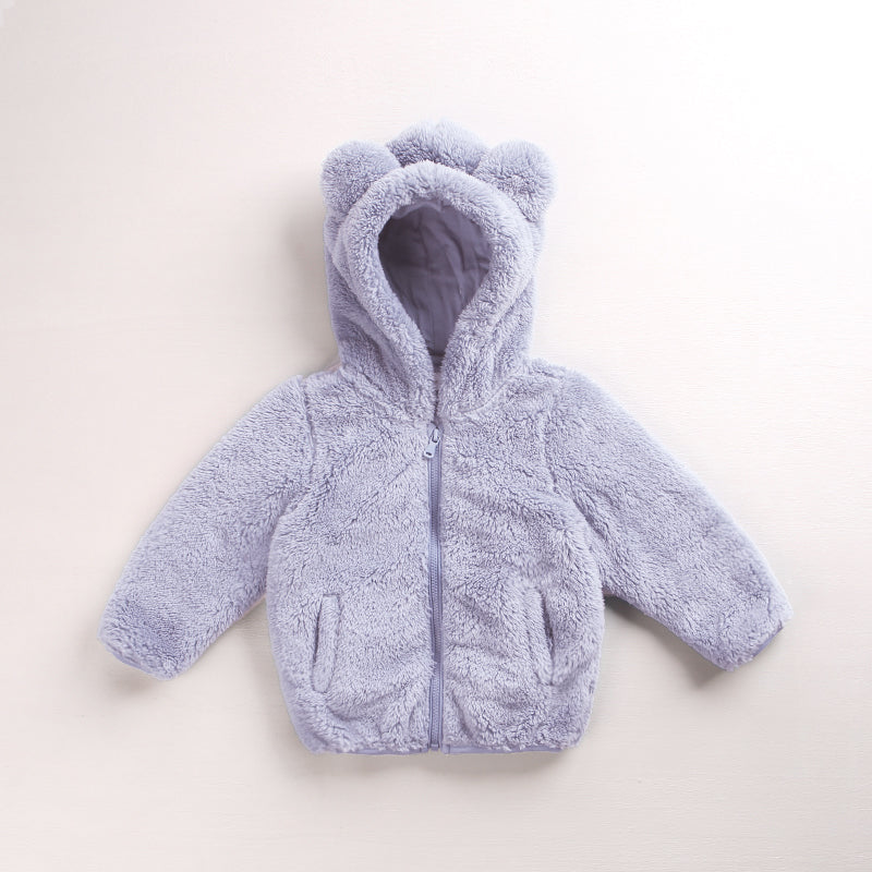 Stay Warm and Stylish Children Fleece Jacket Ideal for Both Girls and Boys to Brave the Autumn Chill