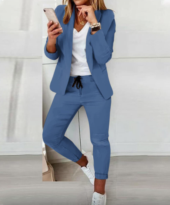 Ladies Fashion OL Suit Trousers Suit office suit party