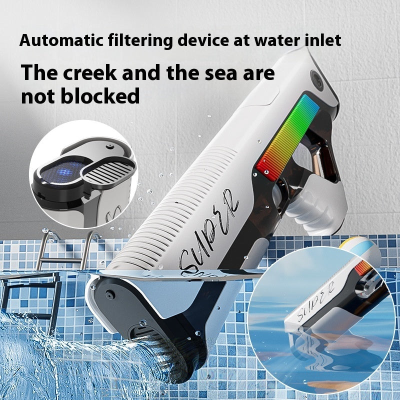 Automatic Feeding Electric Water Gun Exciting Water Toy for Children Playtime Fun