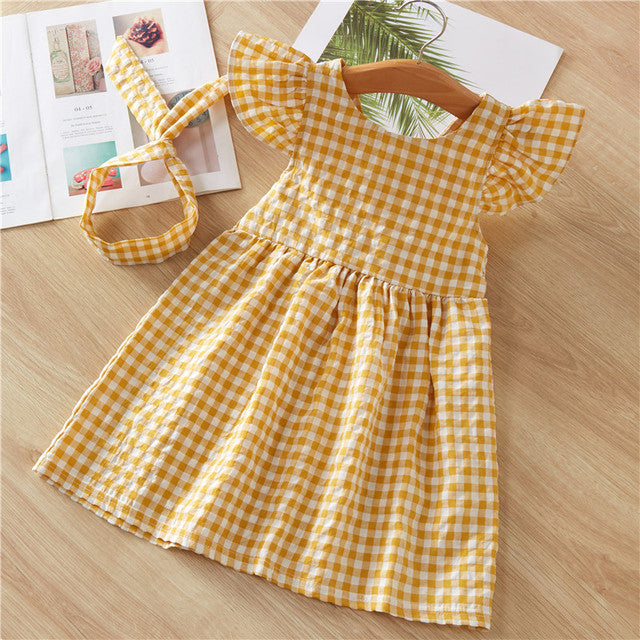 Sunny Style for Little Princesses Sleeveless Summer Dresses for Baby Girls Radiating Cuteness and Comfort