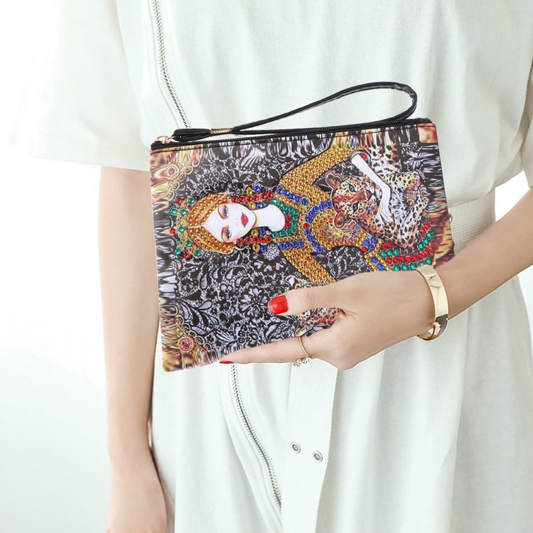 Creative Sparkle Fashion DIY Diamond Painting Handbag for Personalized Style