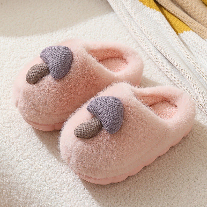 Cozy Thick-Soled Plush Women's Slipper for Autumn/Winter