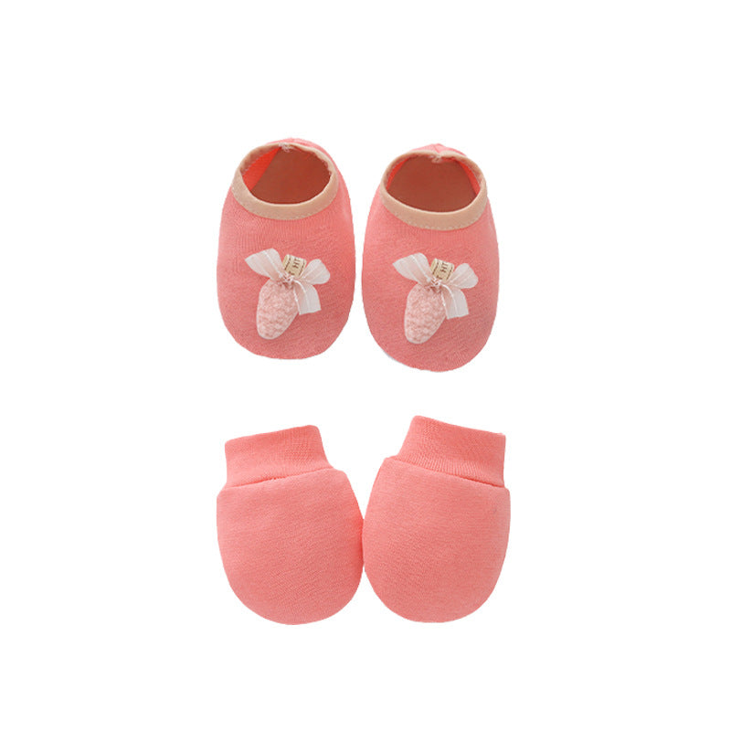 Soft and Snug Essentials Adorable Cotton Gloves and Foot Covers for Your Precious Baby Utmost Comfort and Warmth