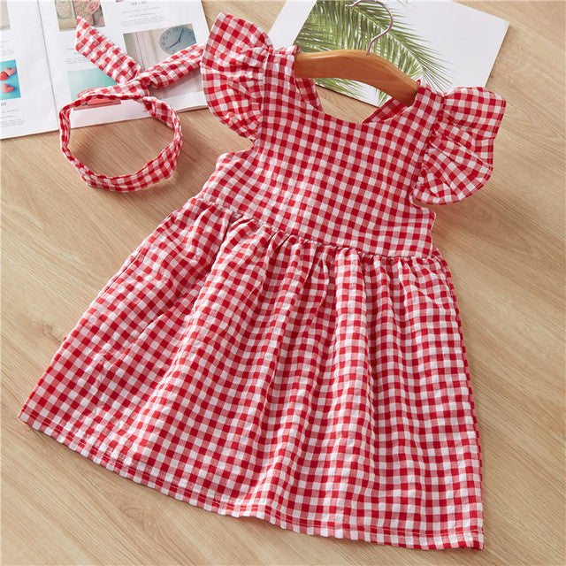 Sunny Style for Little Princesses Sleeveless Summer Dresses for Baby Girls Radiating Cuteness and Comfort