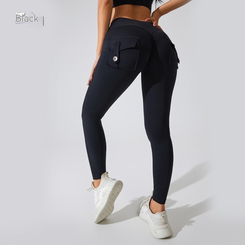 Women's Peach Hip Yoga Pants: Sports, Fitness, and Yoga Leggings