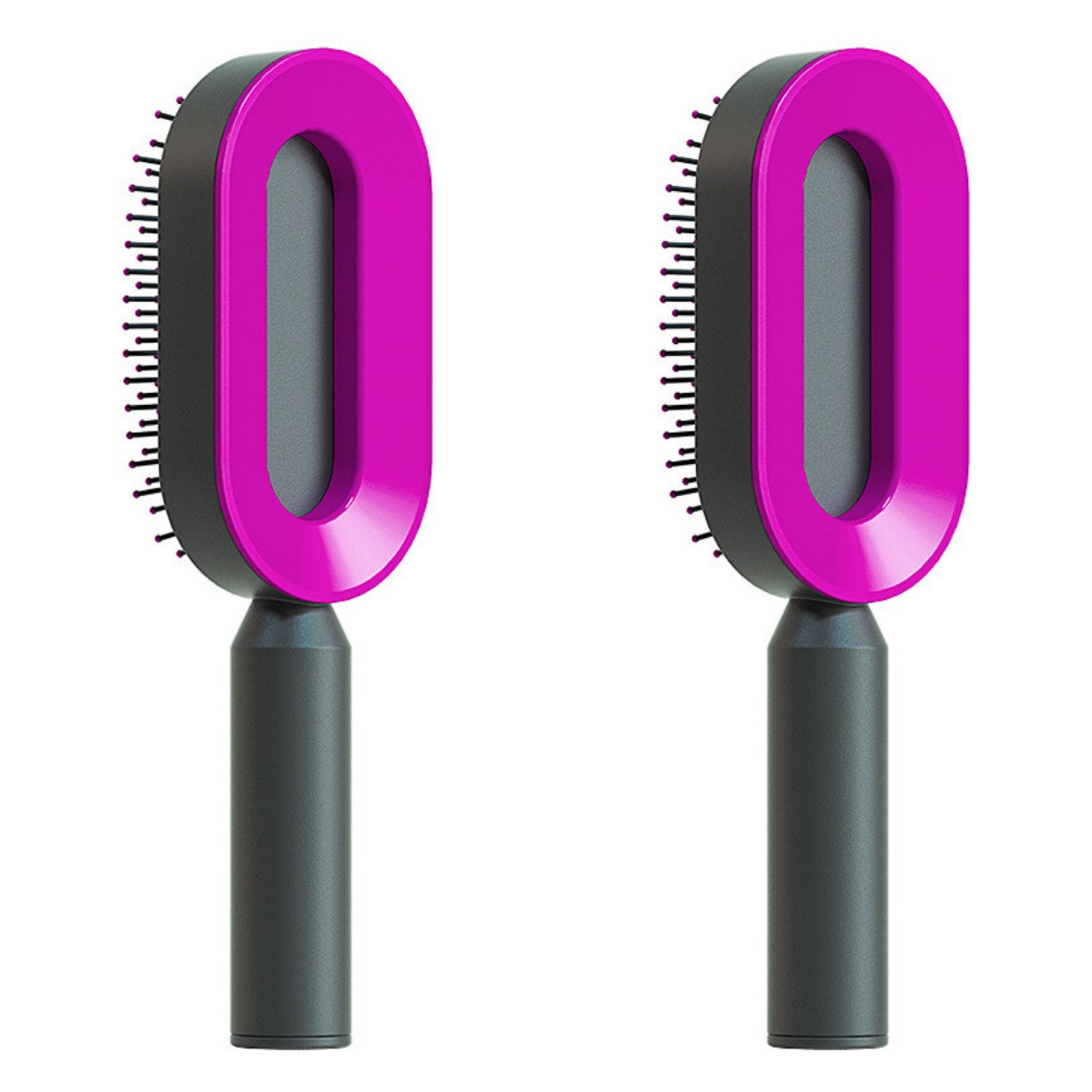 One-key Cleaning Hair Loss Airbag Massage Scalp Comb Anti-Static Hairbrush Self Cleaning Hair Brush For Women