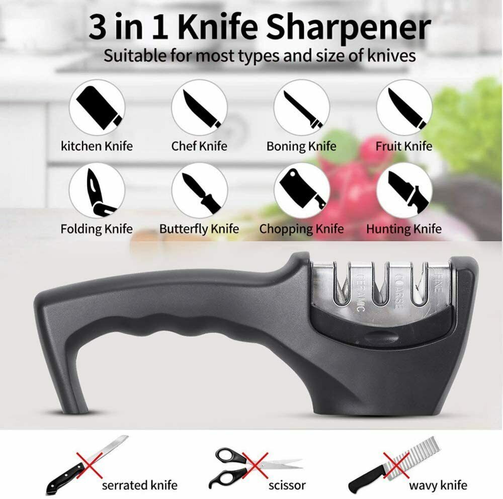 Ceramic Tungsten Knife Sharpening System A Versatile Knife Sharpener Tool for Precision Sharpening