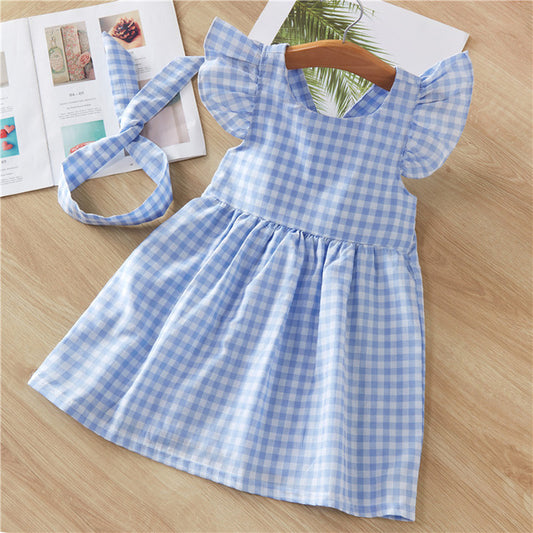 Sunny Style for Little Princesses Sleeveless Summer Dresses for Baby Girls Radiating Cuteness and Comfort