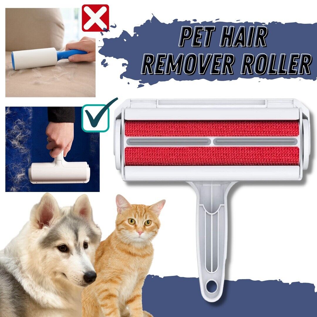 Reusable Hair Roller Cleaning Brush Sofa Clothes Pet Hair Lint Remover Dog Cat