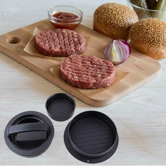 Non Stick Burger Patty Press and Mold Set Perfect for Homemade Burgers