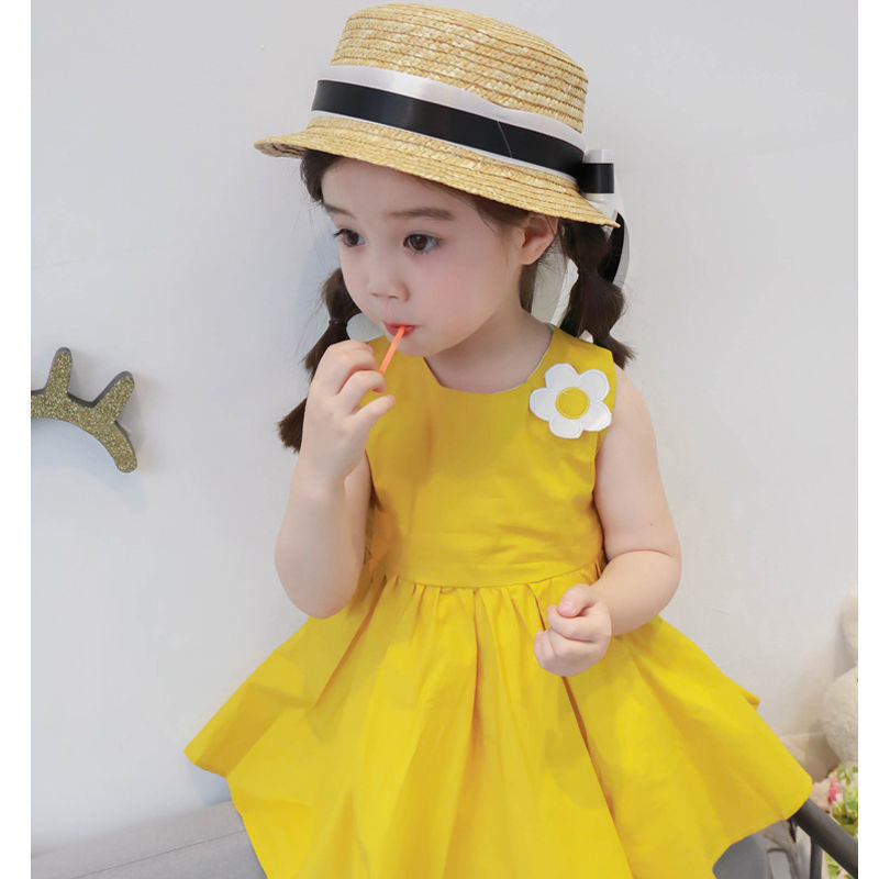 Western Style Baby Cotton Dress Children Princess