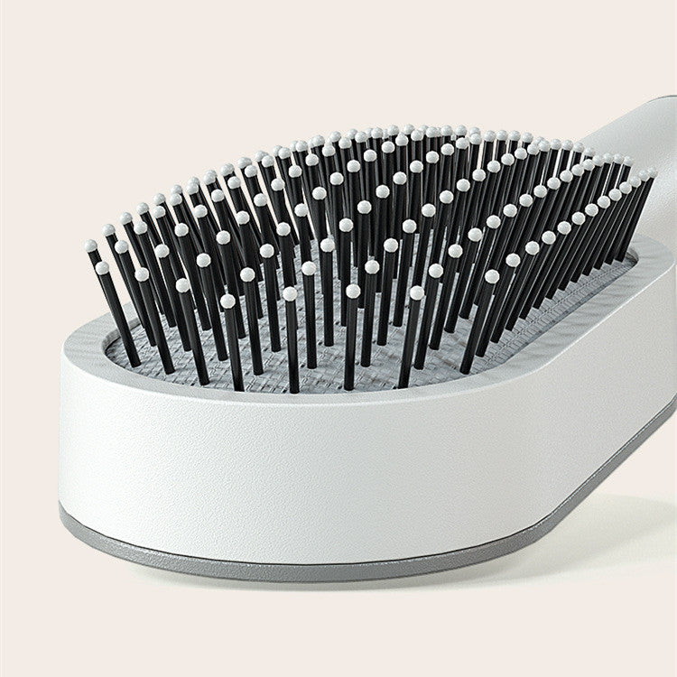 One-key Cleaning Hair Loss Airbag Massage Scalp Comb Anti-Static Hairbrush Self Cleaning Hair Brush For Women