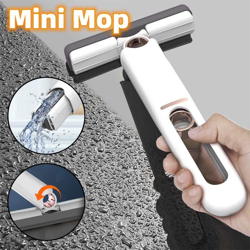 Mini Sponge Squeeze Mop: Household Cleaning Tool for Home, Car, and More