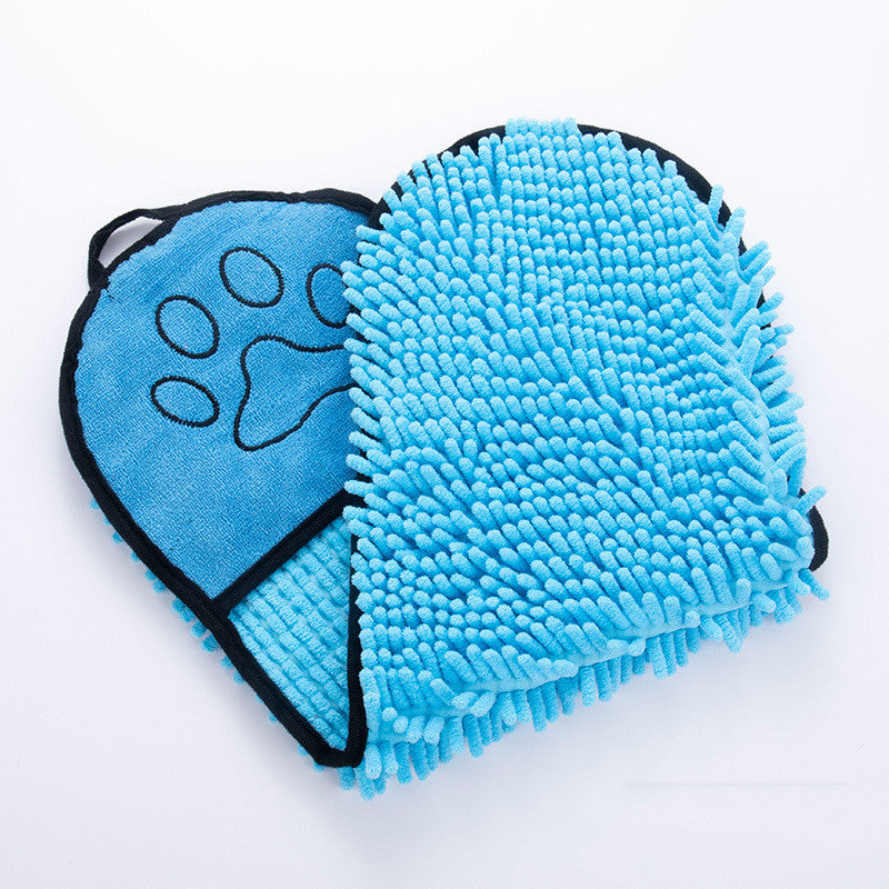 Quick-Drying Microfiber Dog Bathrobe and Towel`