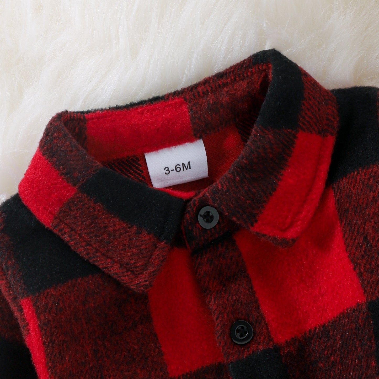 Classic Elegance Adorn Your Little One in Our Black and Red Plaid Baby Dress a Timeless Statement of Style