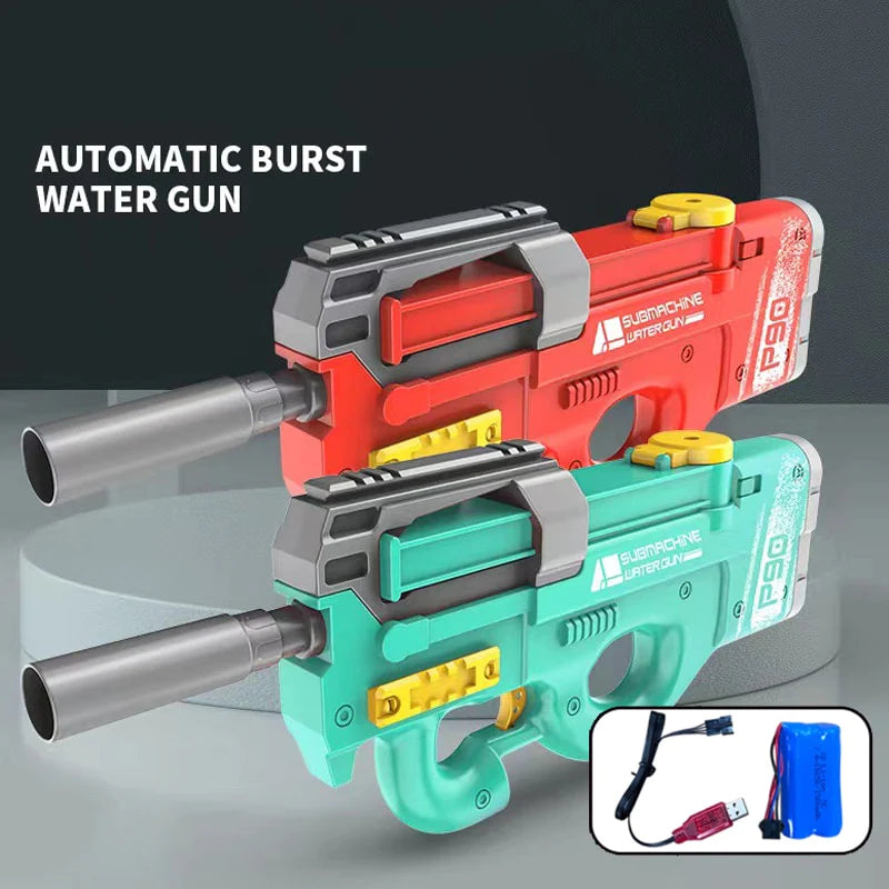 Shark Blast Automatic Electric Water Gun Toy for Summer Beach Battles Perfect for Pool Parties