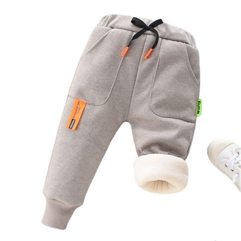 Fleece Padded Baby Warm Pants Girls Pants