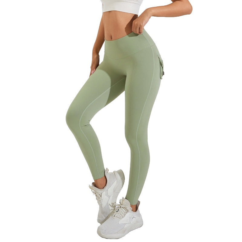 Women's Peach Hip Yoga Pants: Sports, Fitness, and Yoga Leggings