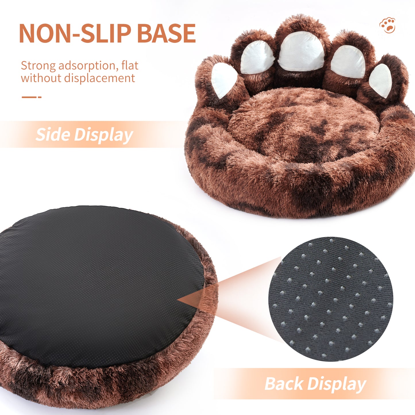 Bear Paw Haven Thickened Warm Kennel for Cozy Pets Teddy Kennel with Removable Washable Mat for Deep Sleeping and Ultimate Warmth