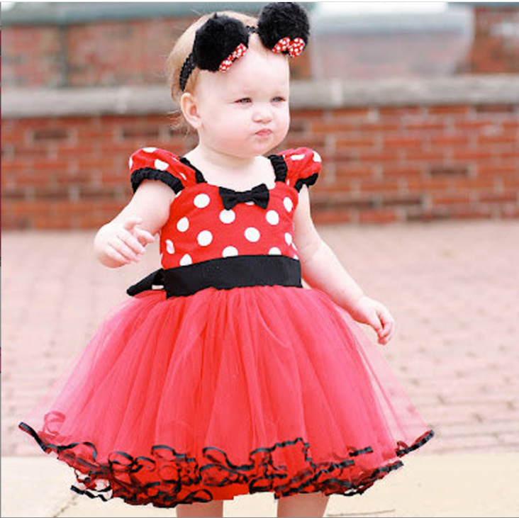 Polka Dot Charm Sleeveless Vest with Bow Princess Dress for Your Little Fashionista