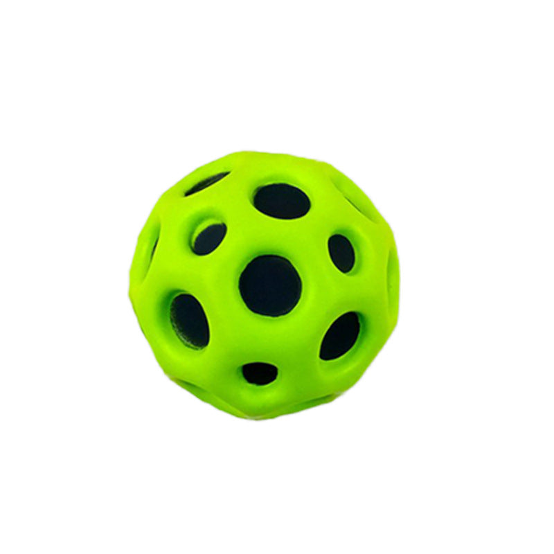 Soft Moon-Shaped Bouncy Ball: Kids Indoor/Outdoor Toy