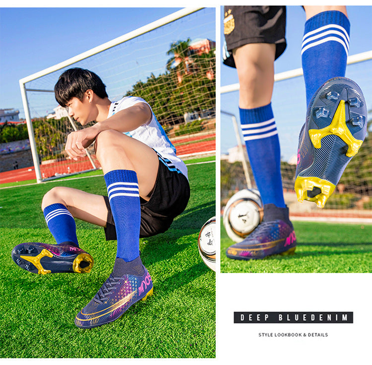 AG Long Broken Nail Training Shoes Designed for Student Soccer Players Agility and Performance