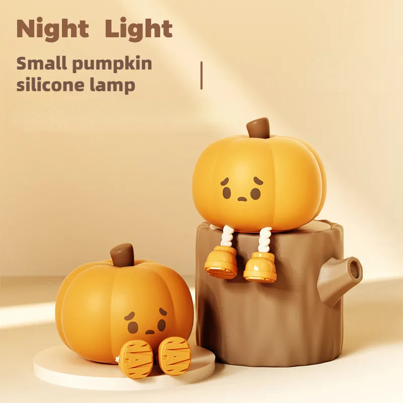 Cute Pear-Shaped Silicone Night Light - Rechargeable and Dimmable