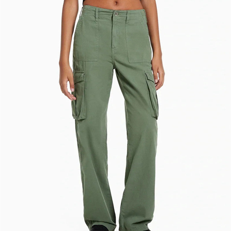 Women's Super Stretch Millennium Slimming Pull-on Ankle Pant Hundred And One Military Green Work Pants High Waist Skinny