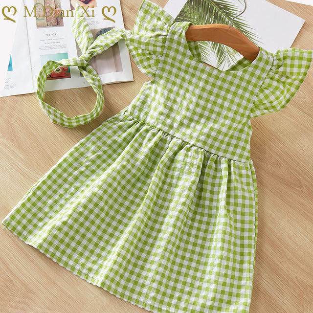 Sunny Style for Little Princesses Sleeveless Summer Dresses for Baby Girls Radiating Cuteness and Comfort